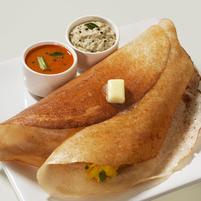 Masala Dosa, Dosa, South Indian snack, India