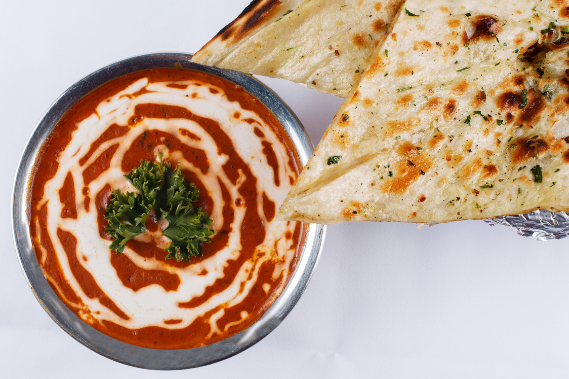 Dal makhani or dal makhani or daal makhni with Naan