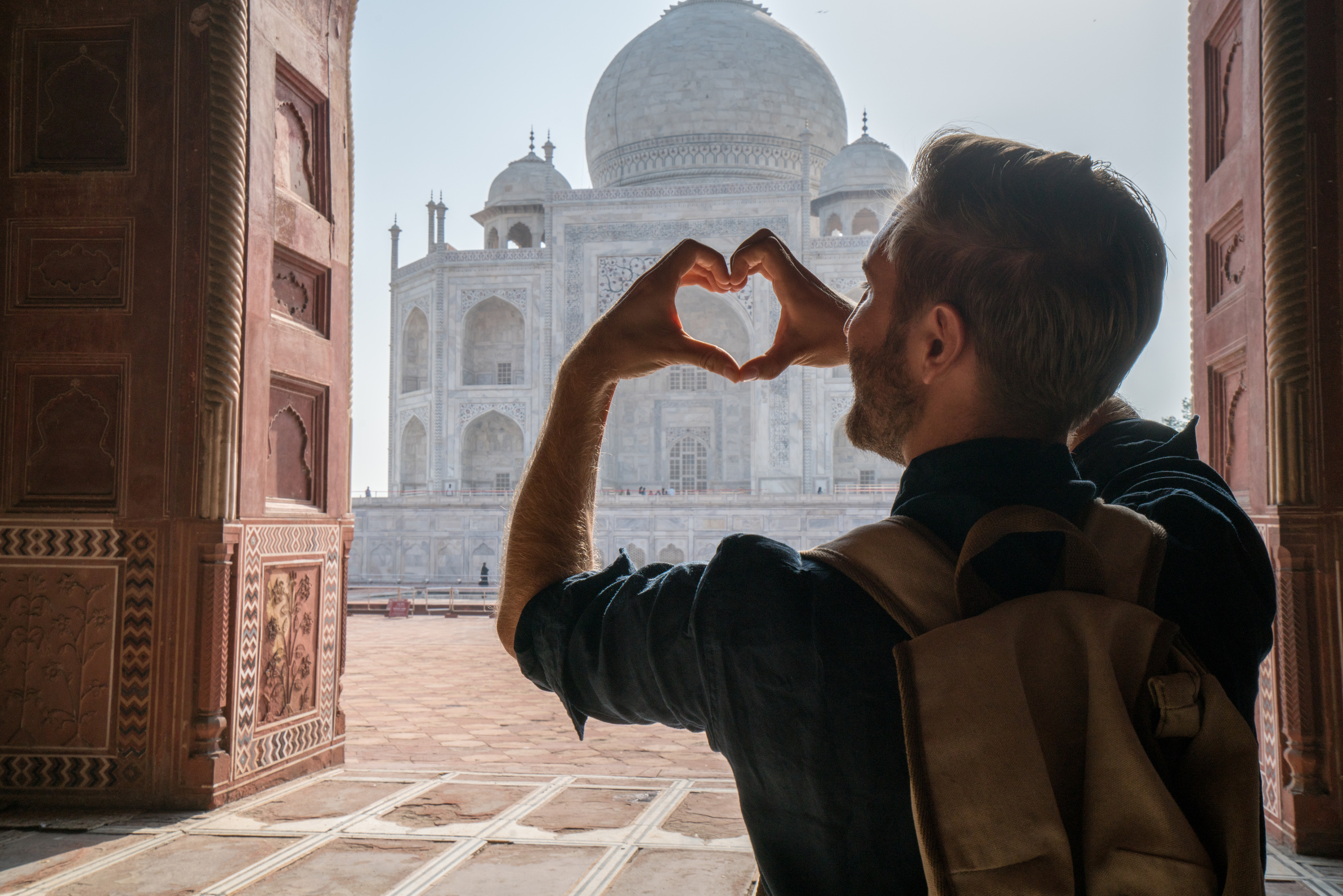 Travel male loving India